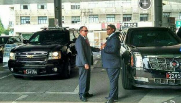 奥巴马车在杭加油 “陆军一号”堪称“油老虎”